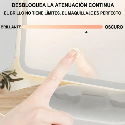 Espejo con iluminación LED